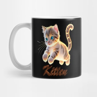 Cute Kitten Jump Mug